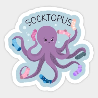 Socktopus Octopus Sticker